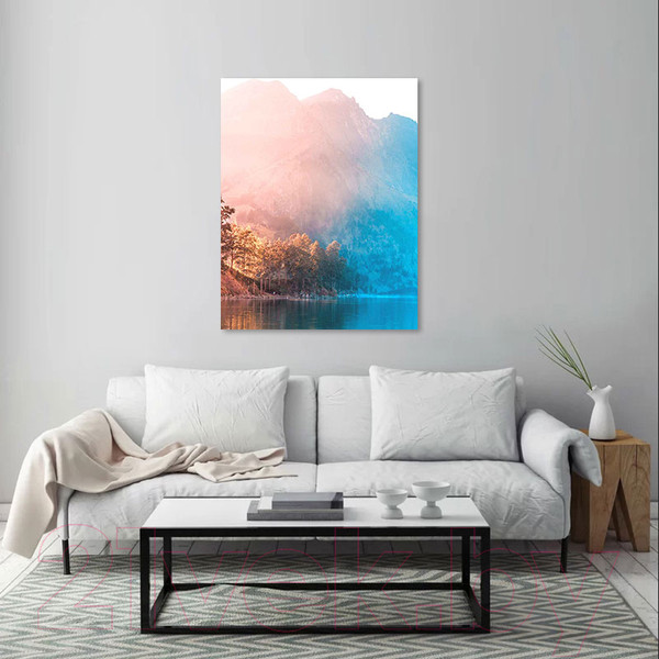Изображение товара Картина Stamprint Горный градиент NR002 (115x90см)