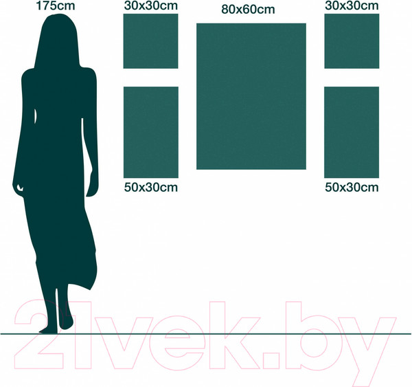 Изображение товара Картины Stamprint Желтая осень CS001 SET5 (90x140см)