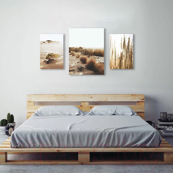 Изображение товара Картины Stamprint Песочные руиные CS006 SET3 (80x160см)