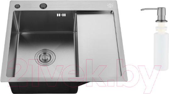 Изображение товара Мойка кухонная РМС MRK-5851BL-L (с дозатором)