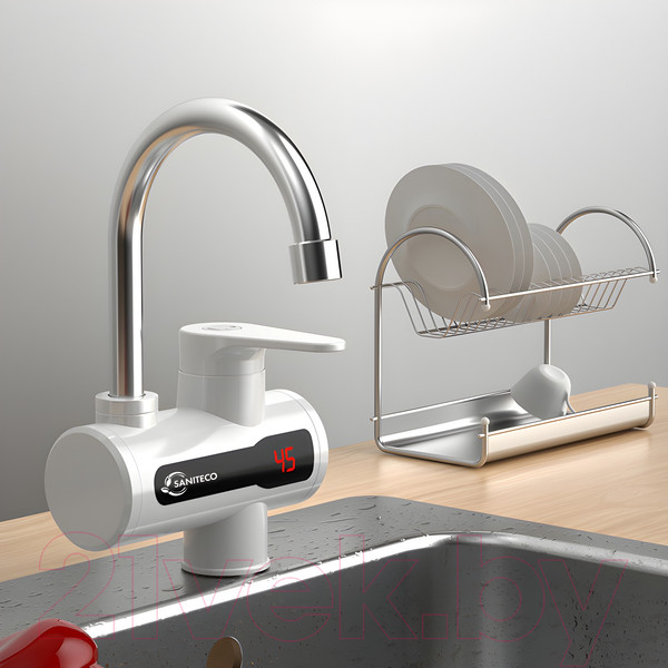 Изображение товара Кран-водонагреватель Saniteco WM-001-C2 (белый)