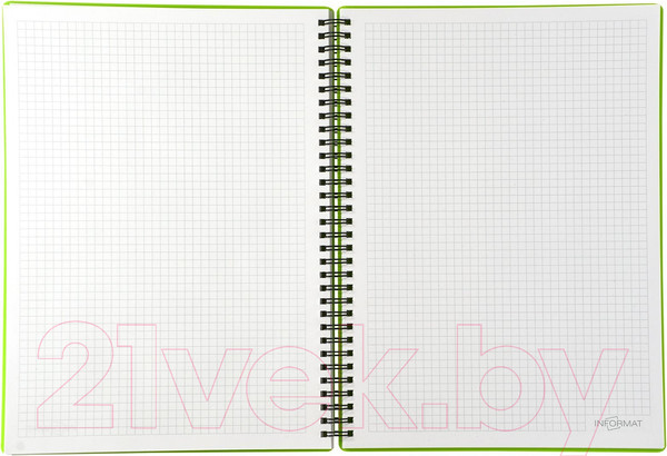 Изображение товара Тетрадь inФормат IFNGR-96-LG (96л, салатовый)