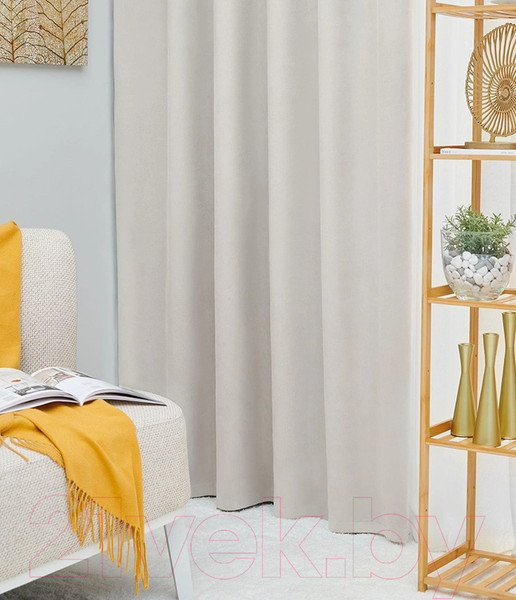 Изображение товара Штора LEGRAND Руно 150x260 / 558128070 (трюфель)