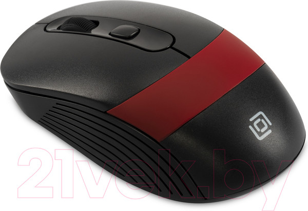 Изображение товара Мышь Оклик 310MW (черный/красный)