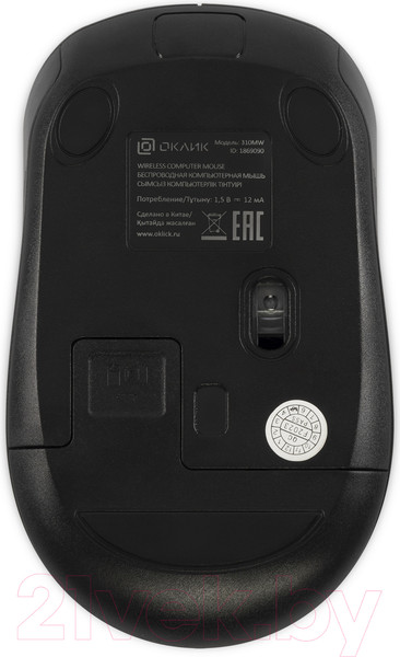 Изображение товара Мышь Оклик 310MW (черный/синий)