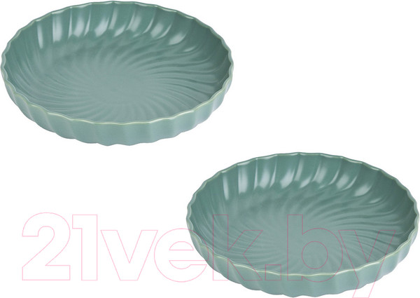 Изображение товара Набор тарелок Nouvelle Fresh Taste. Dark Green / 1730284-Н2 
