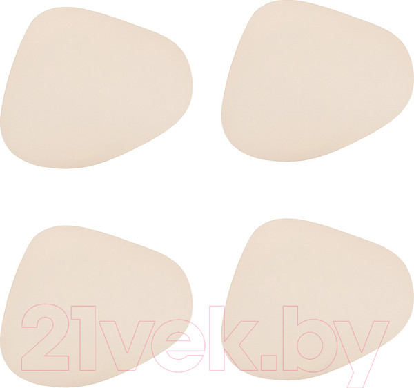 Изображение товара Набор плейсматов Nouvelle Экокожа / 9903255-21-Н4 (4шт, бежевый)