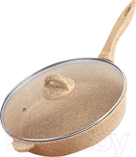 Изображение товара Сковорода Elan Gallery Гармония вкуса / 121133 (медовый гранит)