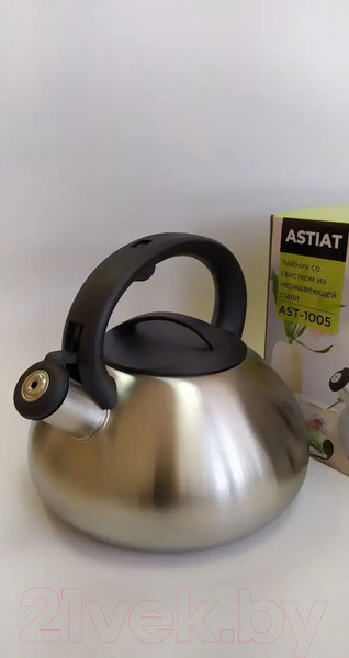 Изображение товара Чайник со свистком Astiat AST1005 (3л)