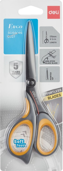 Изображение товара Ножницы канцелярские Deli E6027 (в ассортименте)