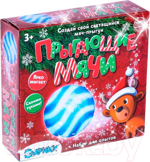 Изображение товара Набор для опытов Эврики Прыгающие мячи Новый год / 4832925