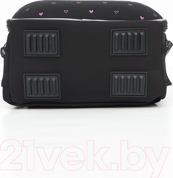 Изображение товара Школьный рюкзак Grizzly RAw-496-1 (черный/лавандовый)