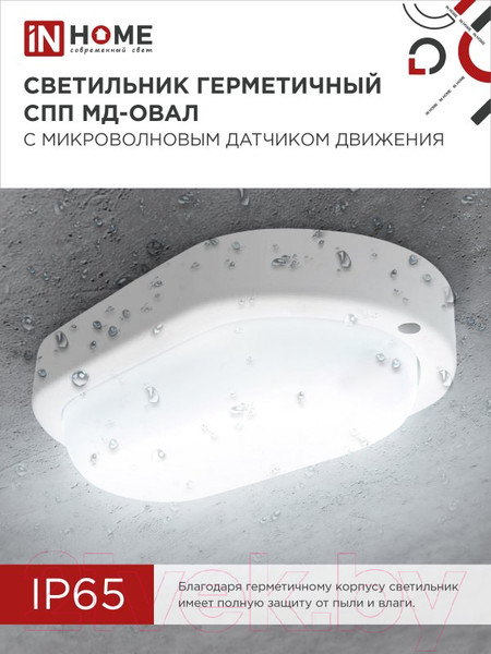Изображение товара Светильник ЖКХ INhome СПП МД-2065-Овал / 4690612049335