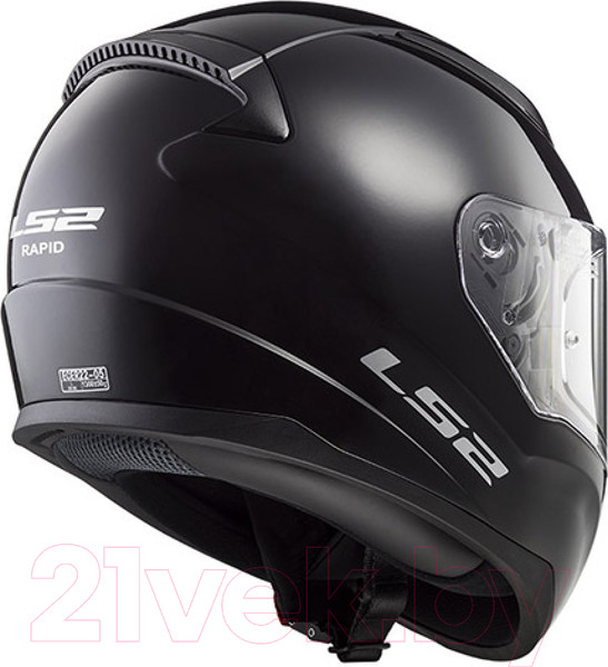 Изображение товара Мотошлем LS2 FF353 Rapid Solid (3XL, черный)
