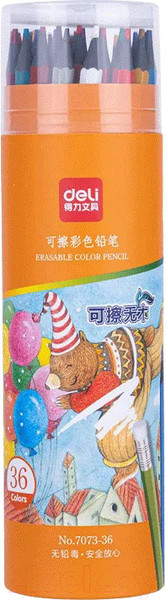 Изображение товара Набор цветных карандашей Deli 7073 (36цв)