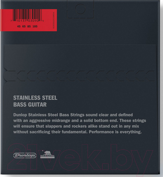 Изображение товара Струны для бас-гитары Dunlop Manufacturing DBS45105