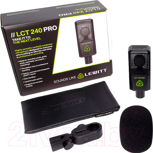 Изображение товара Микрофон Lewitt LCT 240 PRO BLACK