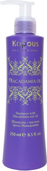 Изображение товара Шампунь для волос Kapous Macadamia Oil с маслом ореха макадамии / 880 (250мл)