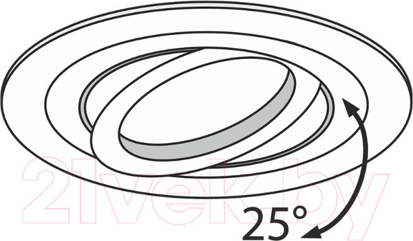 Изображение товара Точечный светильник Maytoni Atom DL023-2-01B