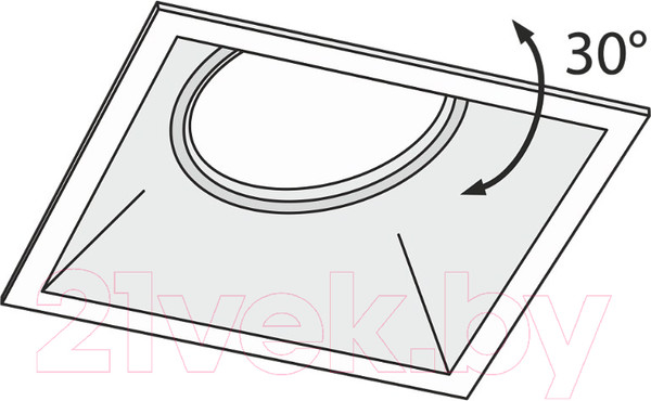 Изображение товара Точечный светильник Maytoni Dot DL029-2-01W