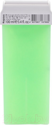 Изображение товара Воск для депиляции Kapous Гелевый с ароматом алоэ вера / 1225 (100мл)