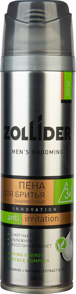Изображение товара Пена для бритья Zollider Anti-Irritation (200мл)