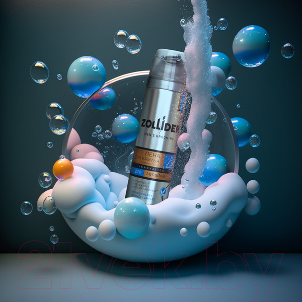 Изображение товара Пена для бритья Zollider Pro Sensitive Для чувствительной кожи (200мл)