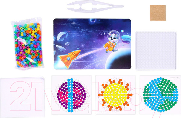 Изображение товара Развивающая игра Школа талантов Термомозаика. Космос / 7573606