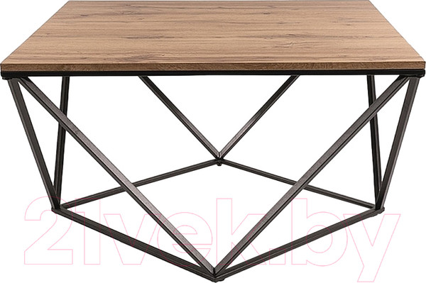 Изображение товара Журнальный столик Signal Silver A 80x80 (дуб артизан/черный)