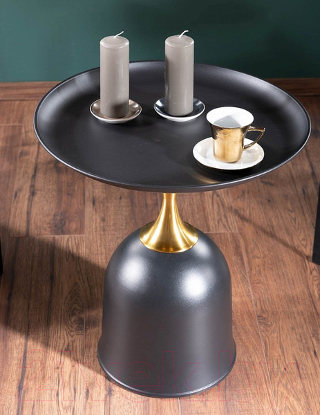 Изображение товара Журнальный столик Signal Libra 51 (черный/золото)