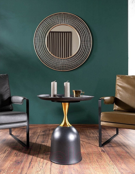 Изображение товара Журнальный столик Signal Libra 51 (черный/золото)