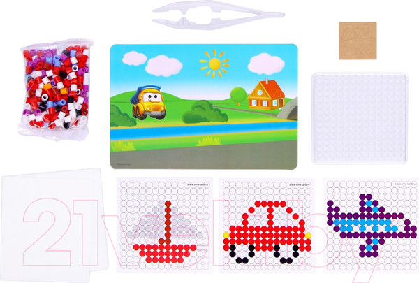 Изображение товара Развивающая игра Школа талантов Термомозаика. Веселый транспорт / 7573604