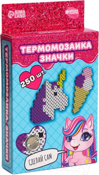 Изображение товара Развивающая игра Школа талантов Термомозаика. Милый единорог / 7574252