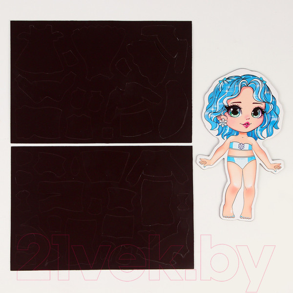 Изображение товара Развивающий игровой набор Школа талантов Магнитная игра одевашка. Зимняя принцесса / 9769907