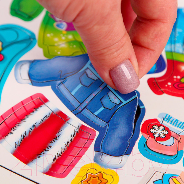 Изображение товара Развивающий игровой набор Школа талантов Магнитная игра одевашка. Зимняя принцесса / 9769907