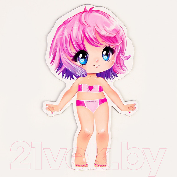 Изображение товара Развивающий игровой набор Школа талантов Магнитная игра одевашка. Стильная модница / 9769905