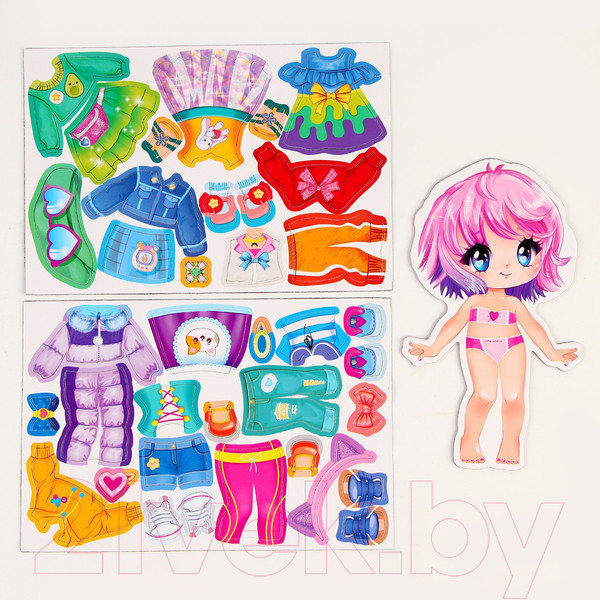 Изображение товара Развивающий игровой набор Школа талантов Магнитная игра одевашка. Стильная модница / 9769905