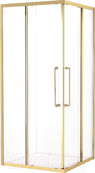 Изображение товара Душевой уголок Cezares RELAX-304-A-2-80-C-BORO (брашированное золото)