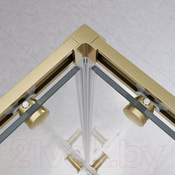 Изображение товара Душевой уголок Cezares RELAX-304-A-2-80-C-BORO (брашированное золото)