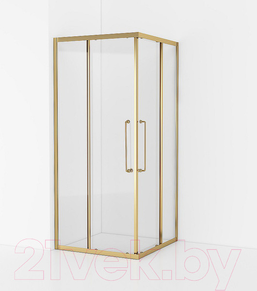 Изображение товара Душевой уголок Cezares RELAX-304-A-2-80-C-BORO (брашированное золото)