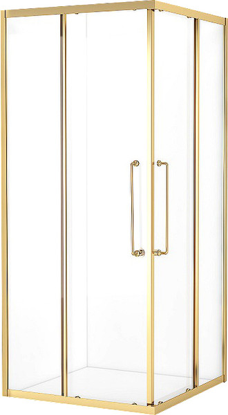 Изображение товара Душевой уголок Cezares RELAX-304-A-2-90-C-BORO (брашированное золото)