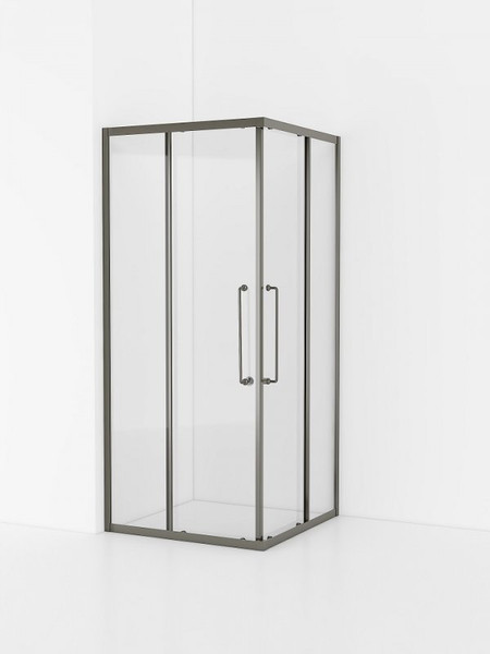 Изображение товара Душевой уголок Cezares RELAX-304-A-2-90-C-GM (оружейная сталь)