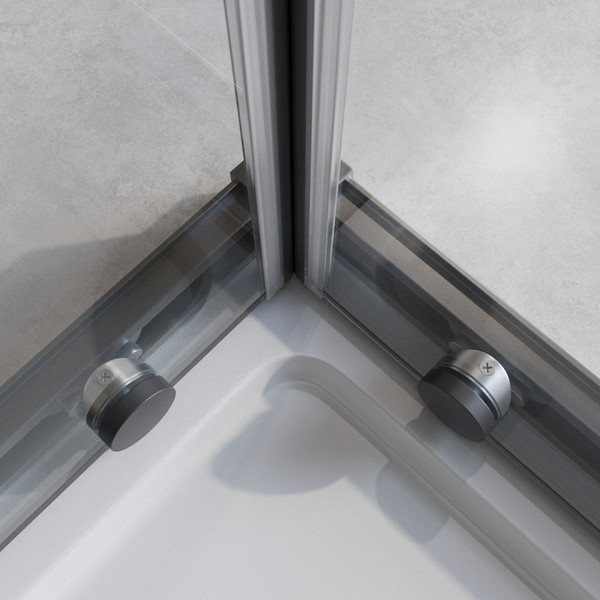 Изображение товара Душевой уголок Cezares RELAX-304-A-2-90-C-GM (оружейная сталь)