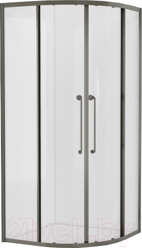 Изображение товара Душевой уголок Cezares RELAX-304-R-2-100-C-GM (оружейная сталь)