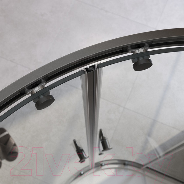 Изображение товара Душевой уголок Cezares RELAX-304-RH-2-120/90-C-GM (оружейная сталь)