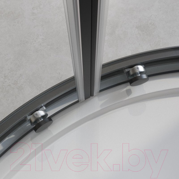 Изображение товара Душевой уголок Cezares RELAX-304-RH-2-120/90-C-GM (оружейная сталь)