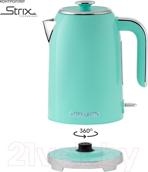 Изображение товара Электрочайник Galaxy Line GL 0347 (тиффани)