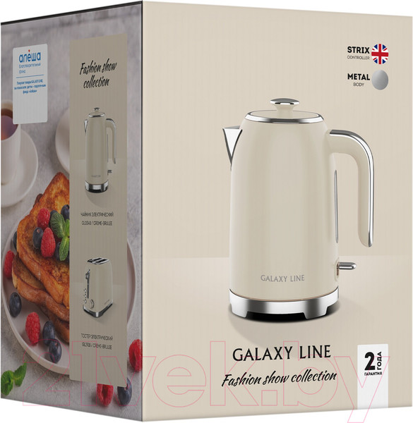 Изображение товара Электрочайник Galaxy Line GL 0348 (крем-брюле)