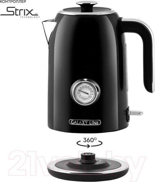 Изображение товара Электрочайник Galaxy Line GL 0350 (магия черного)
