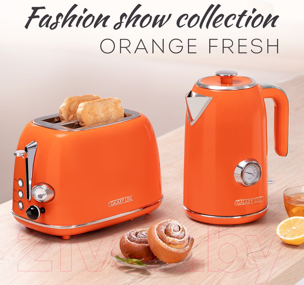Изображение товара Электрочайник Galaxy Line GL 0351 (апельсиновый фреш)